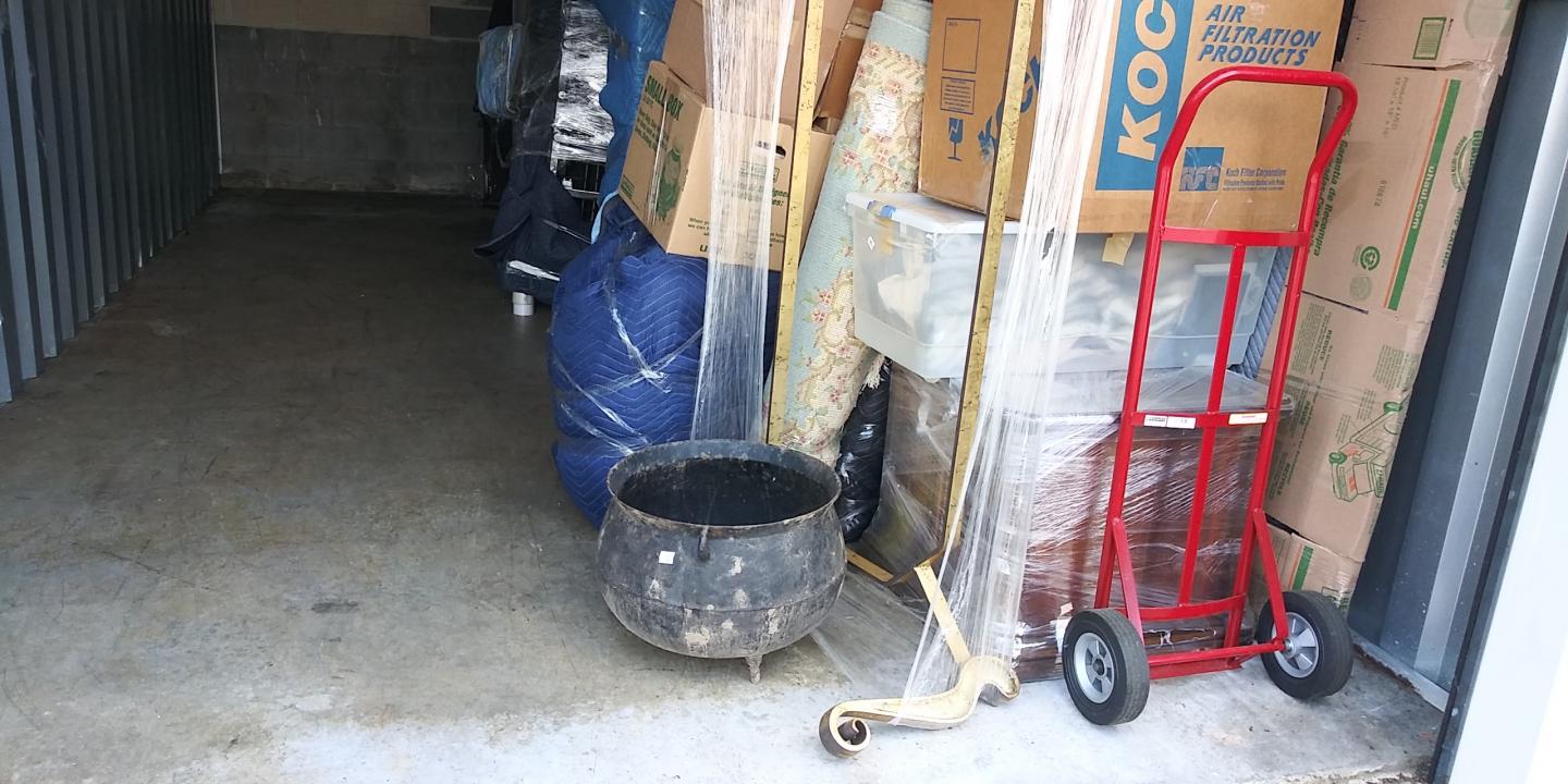 Storage Unit Auction in Richmond, VA at AAAA Laburnum Racetrack Self